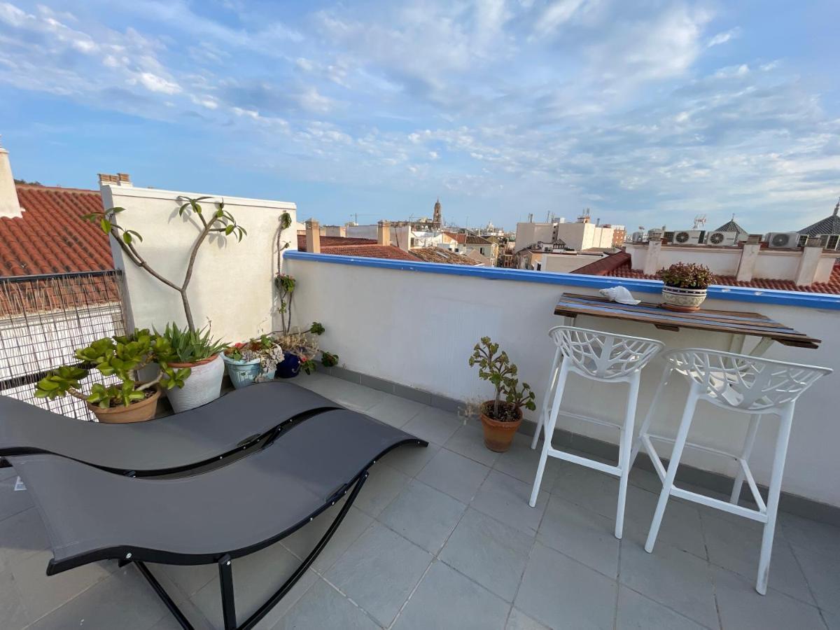 Charming home with private terrace,heart of Málaga Exterior foto