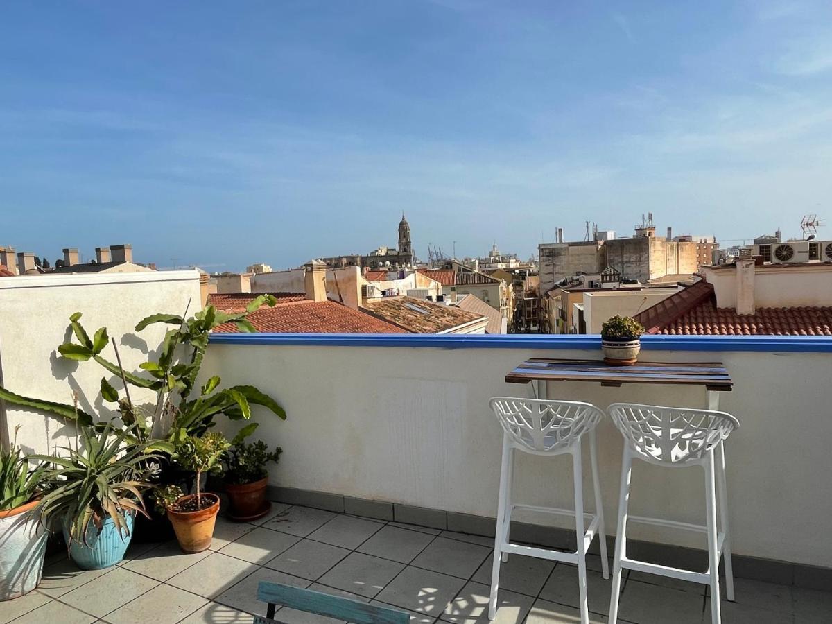 Charming home with private terrace,heart of Málaga Exterior foto