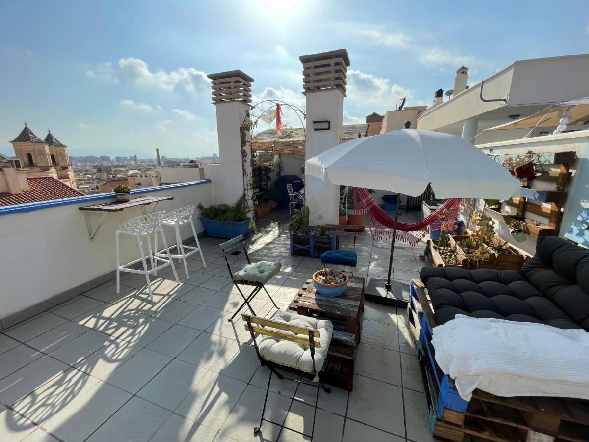 Charming home with private terrace,heart of Málaga Exterior foto